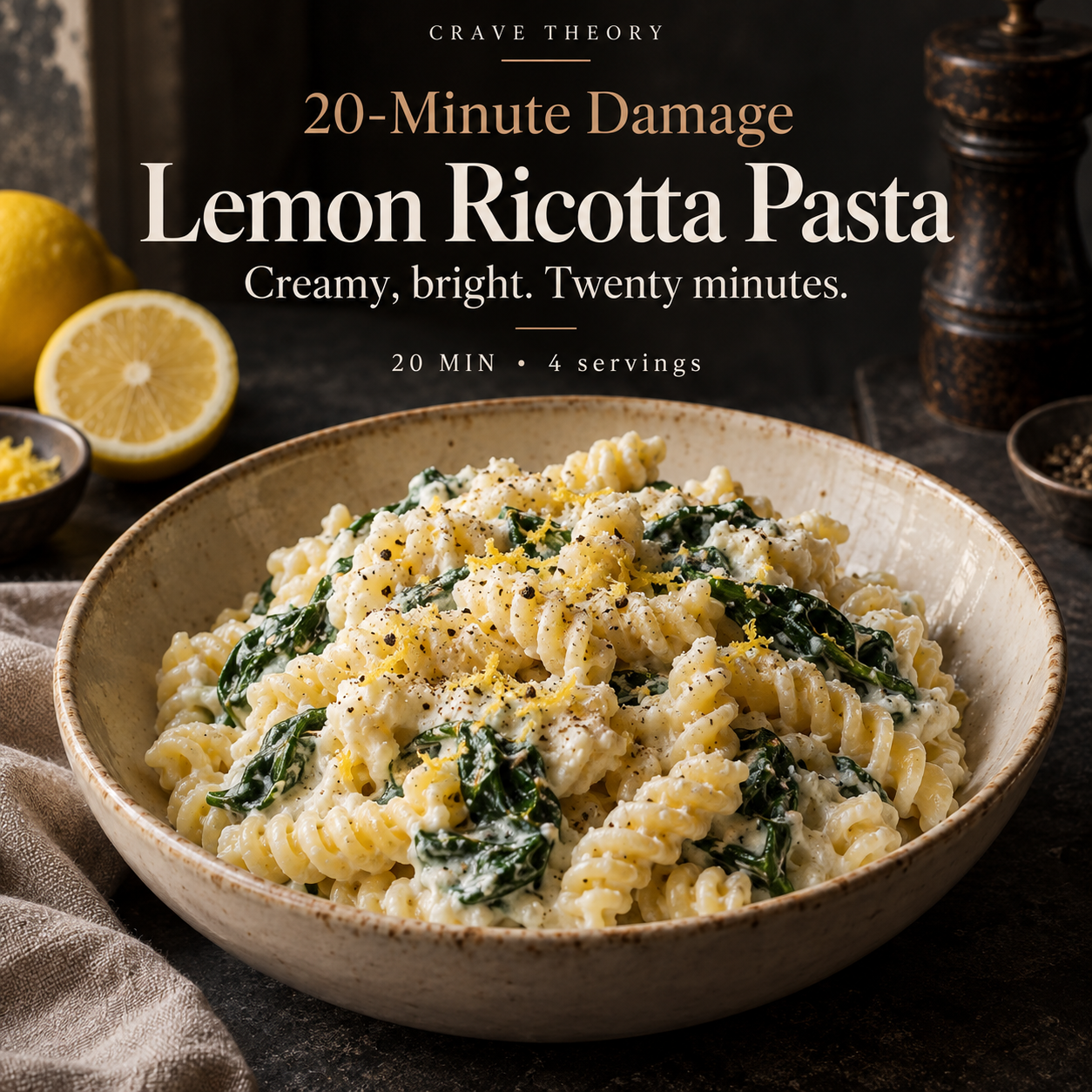 Lemon Ricotta Pasta — recipe cover