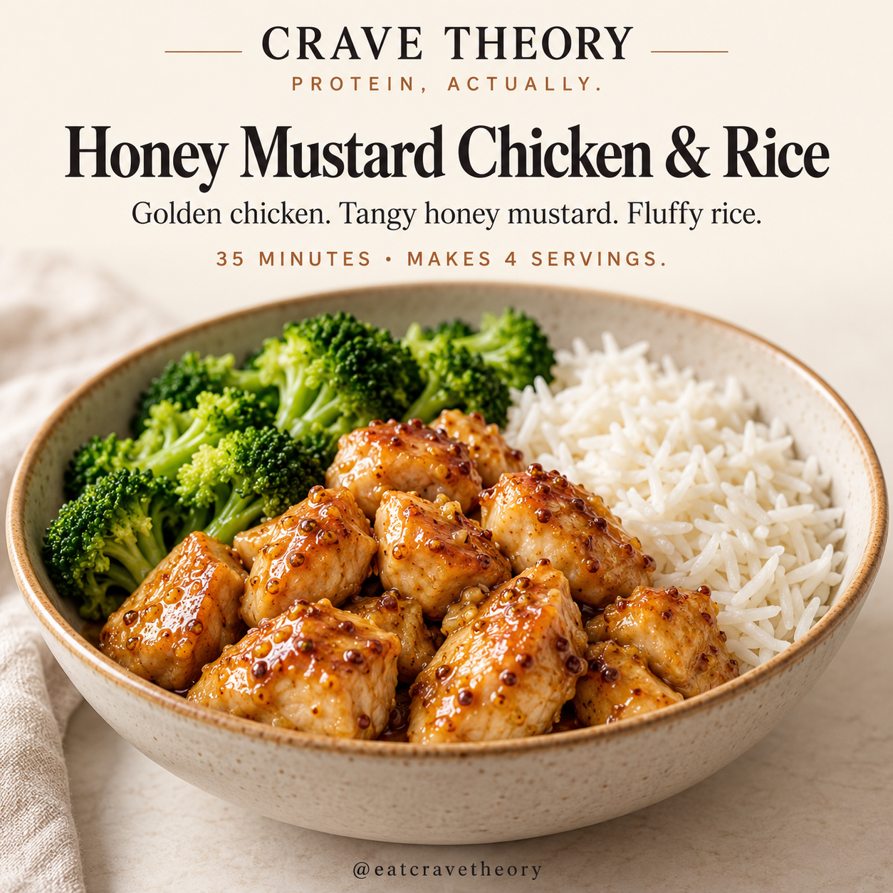 Honey Mustard Chicken & Rice — recipe cover
