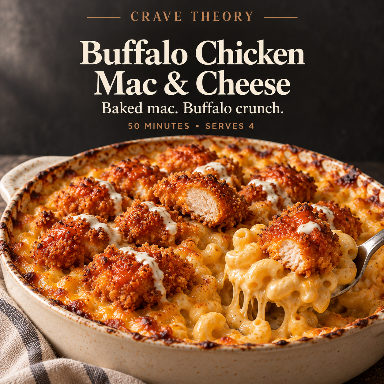 Buffalo Chicken Mac & Cheese — recipe cover