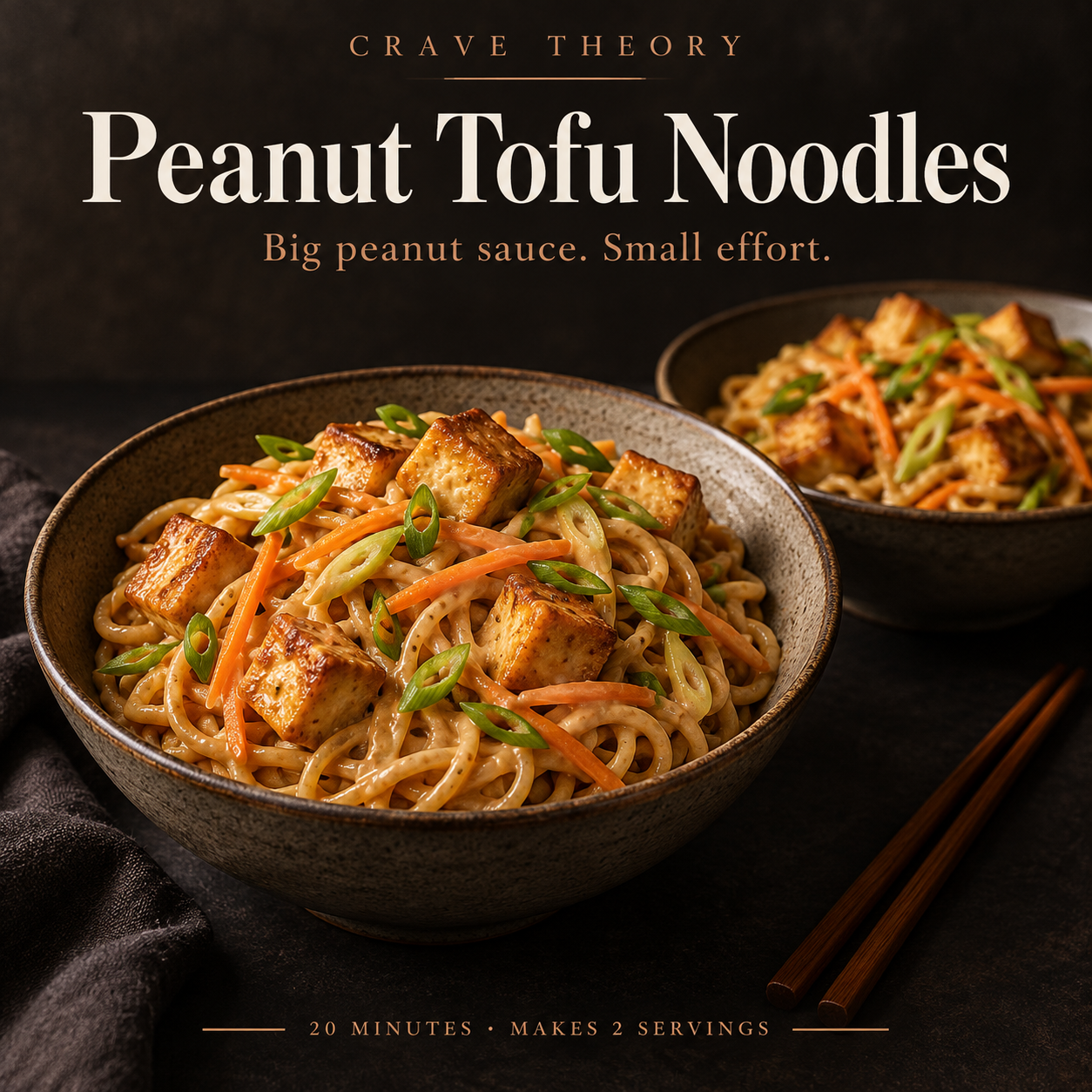 Peanut Tofu Noodles — recipe cover